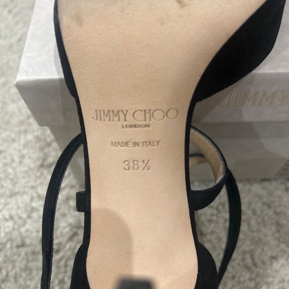 Jimmy Choo black suede heels, size 8.5 - Picture 7 of 7